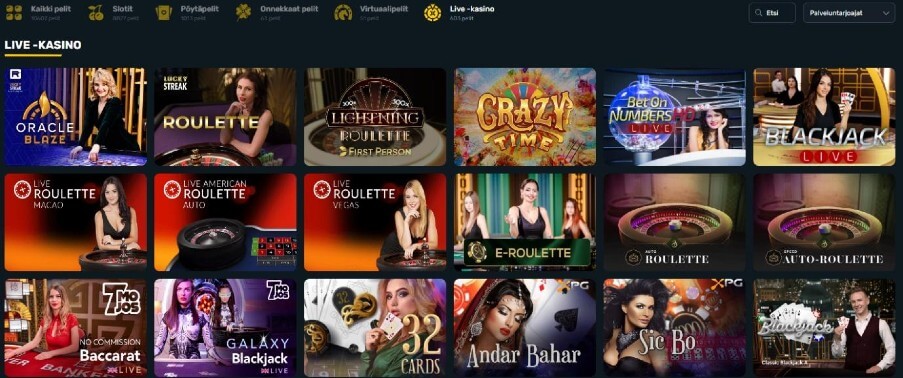 Campeonbet Live Casino