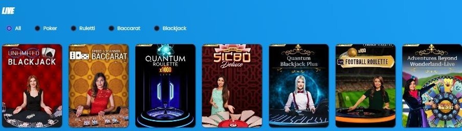 Casimpo Live Casino