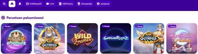 Casumo Casinon pelit