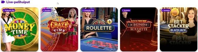 Casumo live casino