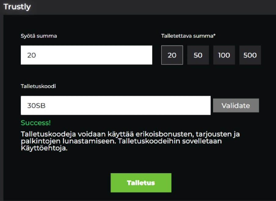 Dream Palace Casino ensitalletusbonus