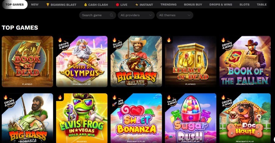 Level Up Casino pelit