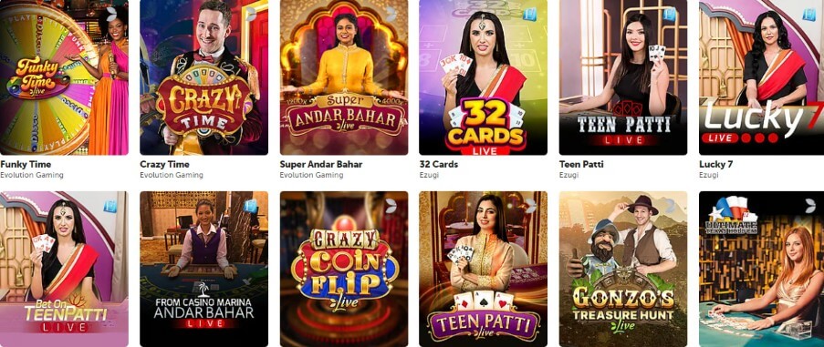 PlayFrank Live Casino