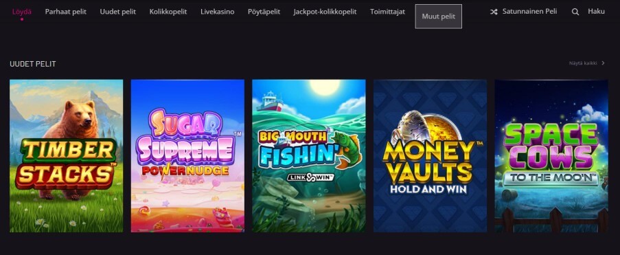 PlayGrand Casino pelit