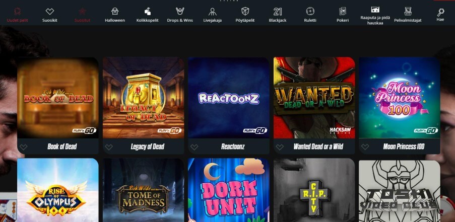 Spin Rider Casino pelit