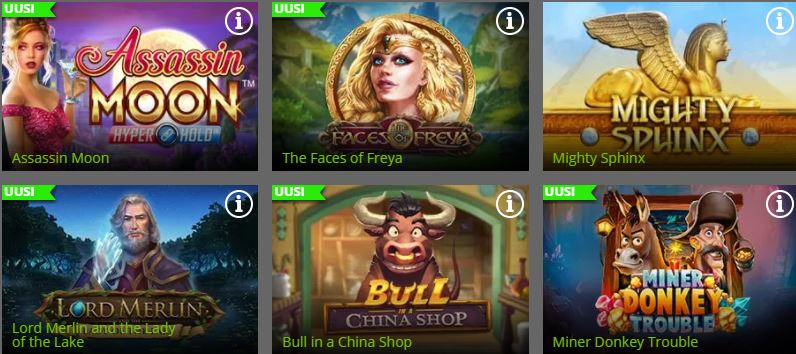 Spin Rio Casino Pelit