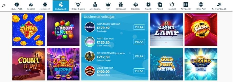 Spinland Casino pelit