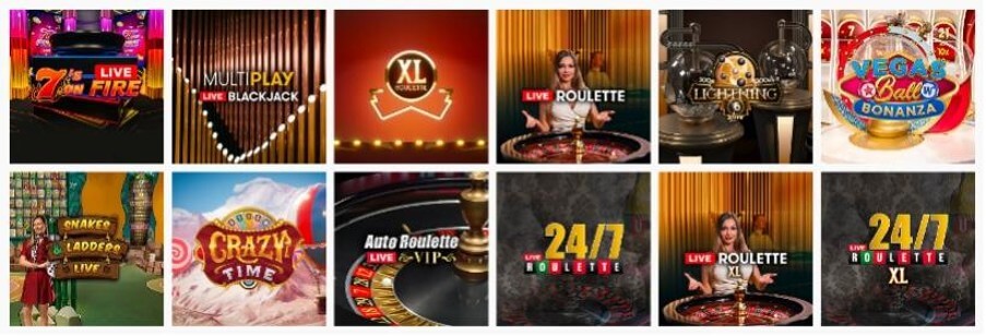 Spinland Live Casino