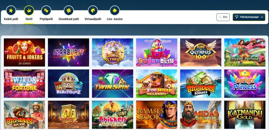 Svenplay Casino pelit