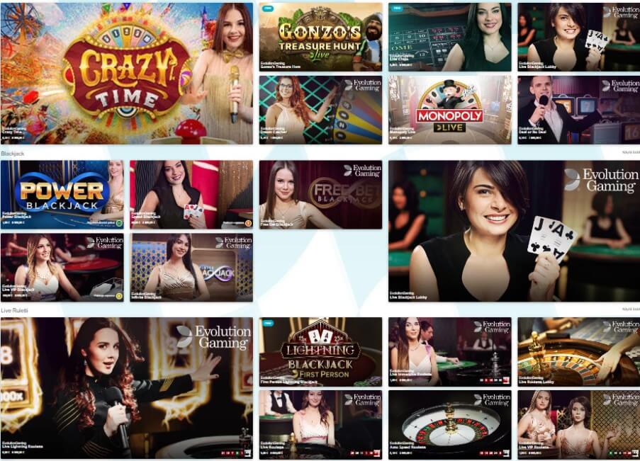 TurboVegas Live Casino