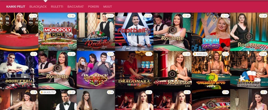 Vinneri Live Casino