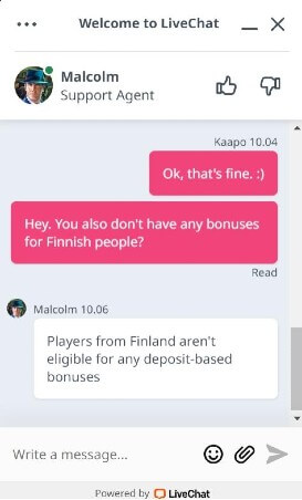 Woo Casino asiakaspalvelusta