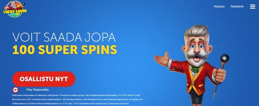 Lucky Louis Casino bonus