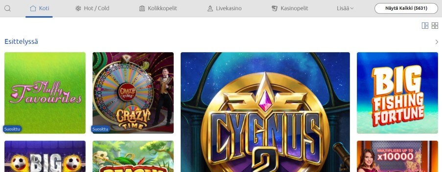 Lucky Louis Casino pelit