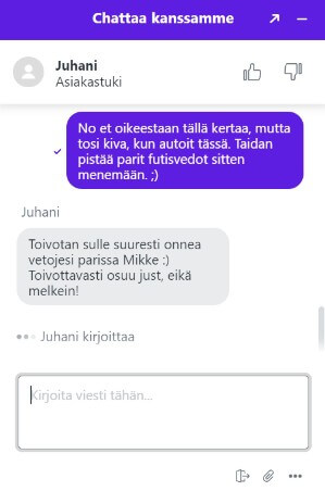 Space Casino asiakaspalvelusta