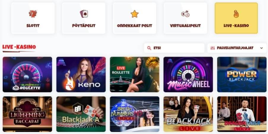 SupaCasi Live Casino