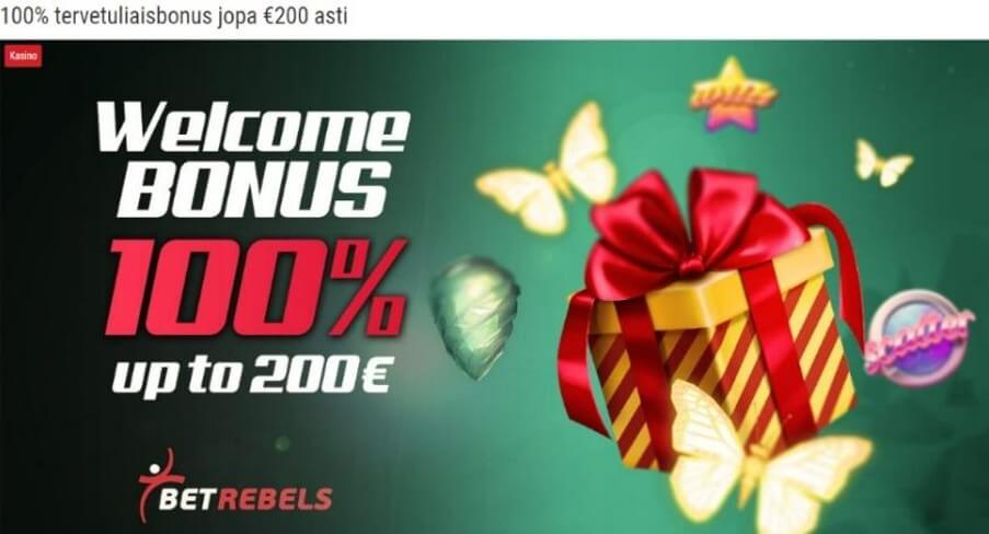 BetRebels Casino bonus