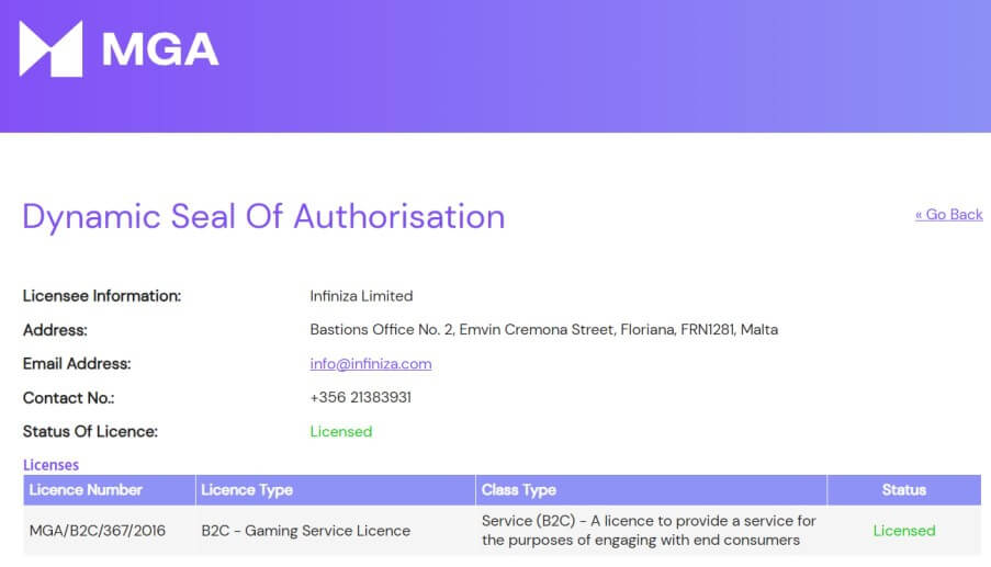 Amok Casino lisenssi