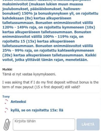 Evobet Casino asiakaspalvelusta