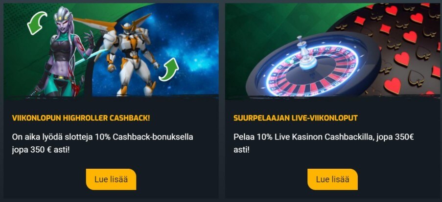 Evobet Casino kampanja