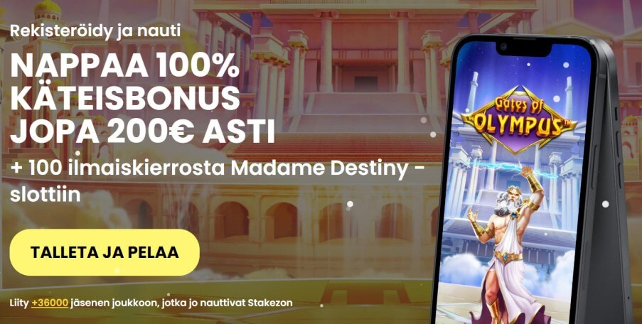 StakezOn Casino bonus