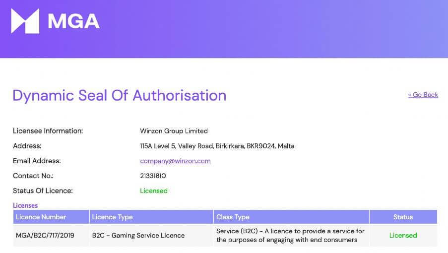 StakezOn Casino lisenssi