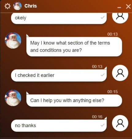 Winhalla Casino asiakaspalvelusta