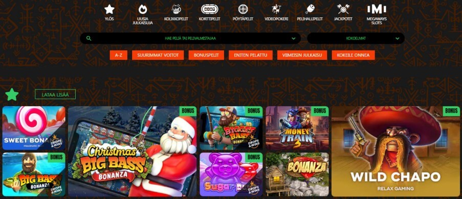 Winhalla Casino pelit