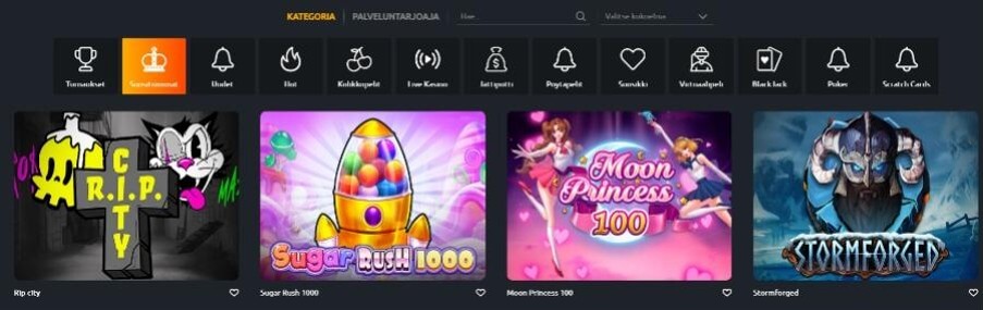 BurningBet Casino pelit