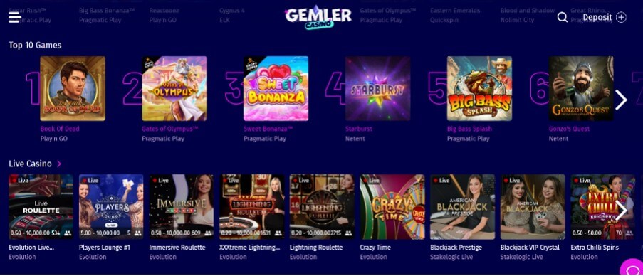 Gemler Casino Pelit