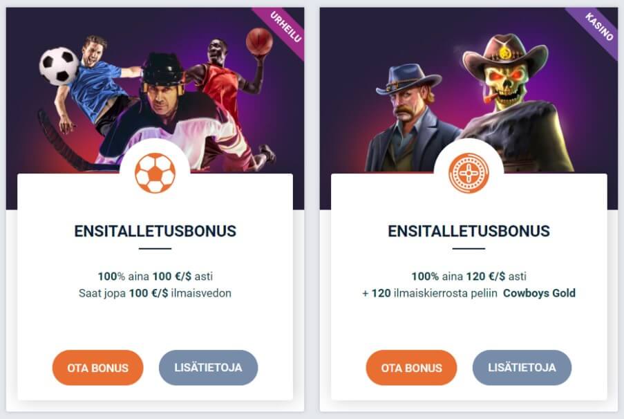 TonyBet Casino bonus