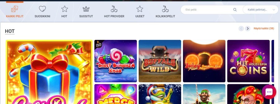 TonyBet Casino pelit