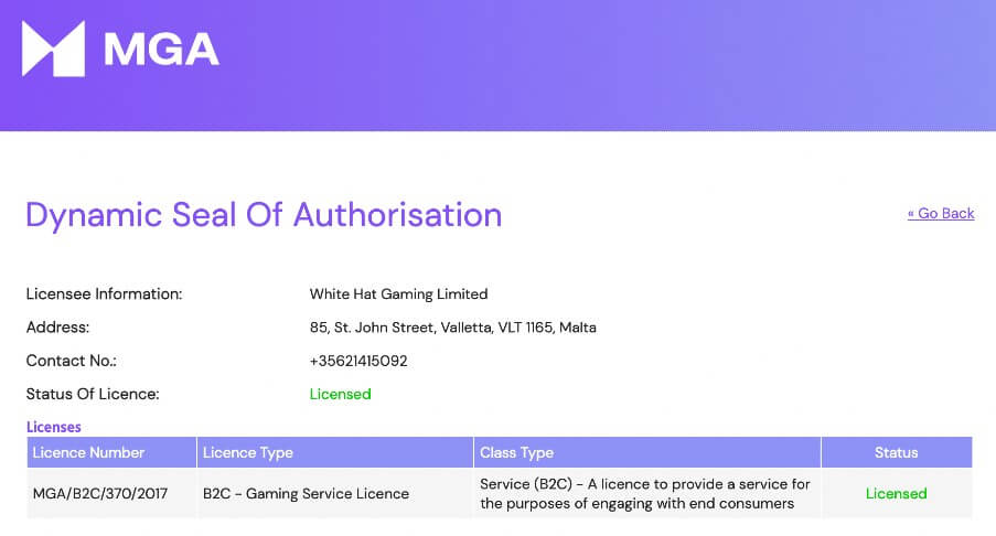 Casilime Casino Lisenssi