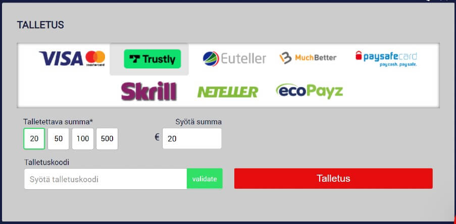 777 Tigers casino näin lunastat bonuksen