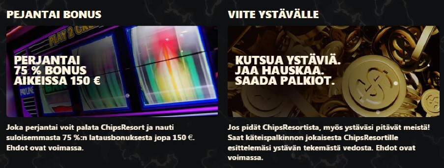 Chips Resort Casino kampanjat