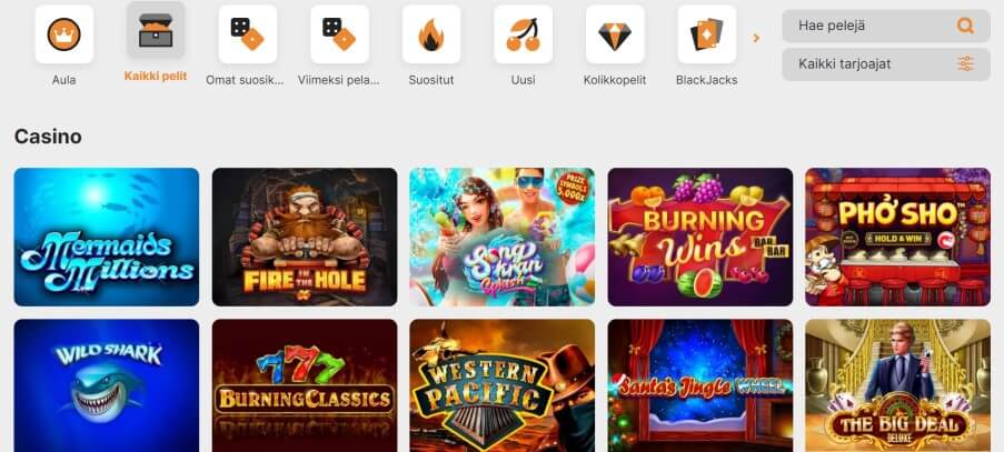 MaxxWin Casino Pelit