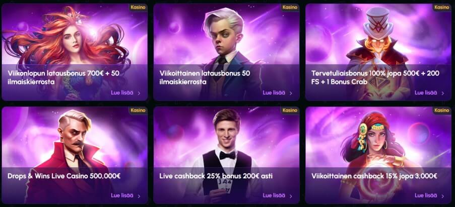 NovaJackpot Casino kampanjat