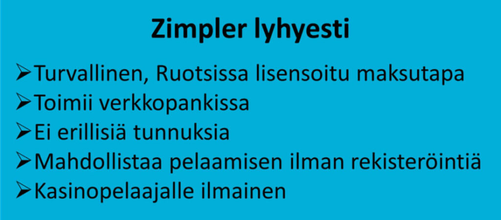 Zimpler lyhyesti