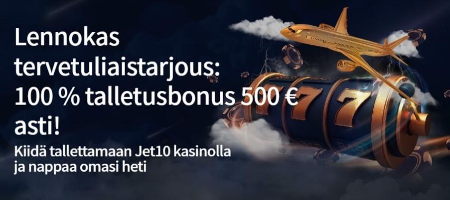Jet10 Casino bonus