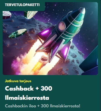 Raketti Kasino bonus