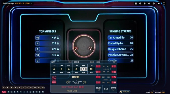 Bubble Craps Bubble Craps