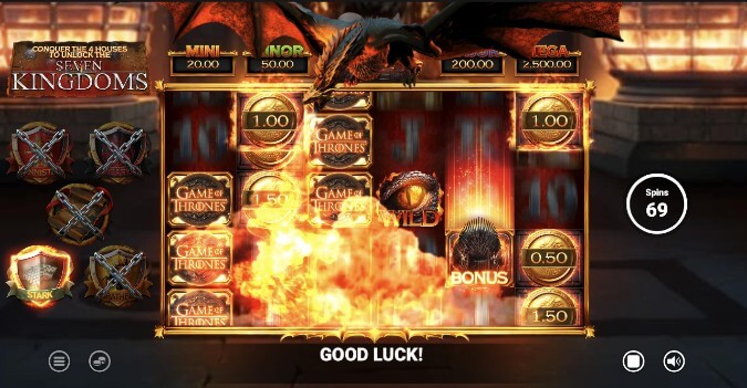 Game of Thrones bonusominaisuus