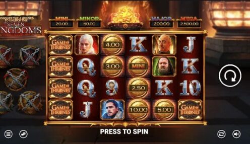 Game of Thrones pelinäkymä