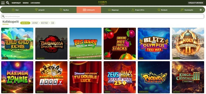 Lumo Casinon pelit