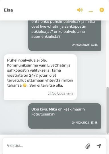 Mainio Casinon asiakaspalvelu