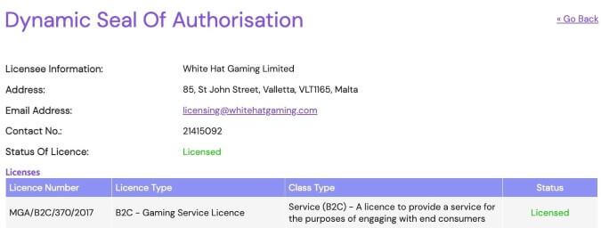 Mainio Casinon lisenssi