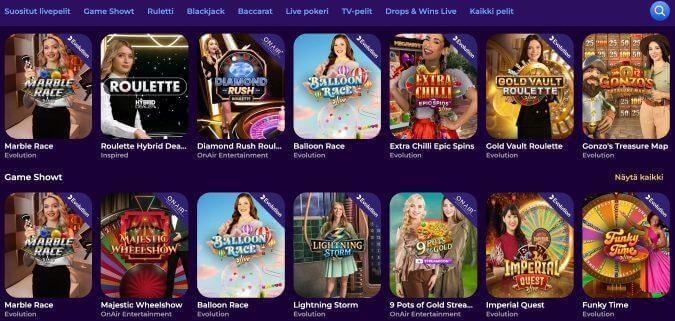 Ruhtinas Live Casino