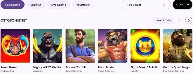 Rullat Casinon pelit