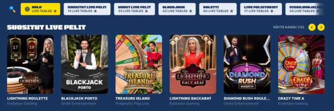 Spiidi Casinon livekasino Spiidi Casinon livekasino