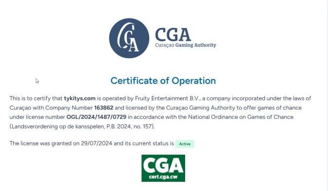 Tykitys Casino lisenssi